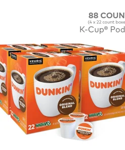 Alternative view of Dunkin' Original Blend Coffee Keurig® K-Cup® Pods, Medium Roast, 88/Carton (400845)